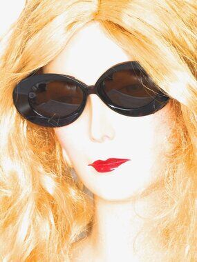 Club LA 8251 1990's Oversize Concave Tortoise Sunglasses - France